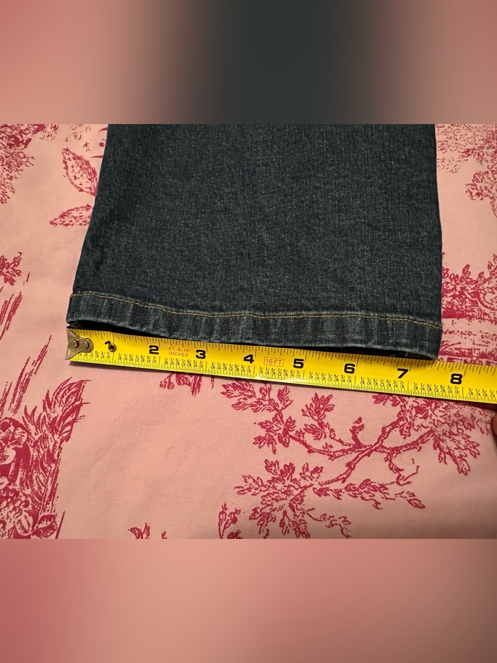Talbots Straight Leg Women's size 10 Dark Wash Blue Denim jeans - Picture 8 of 8